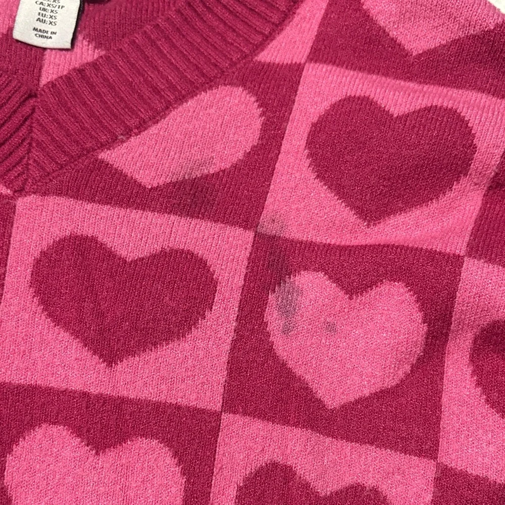 Sincerely Jules Pink Heart Sweater